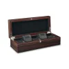 BOITE A MONTRE, Coffret 5 montres placage en bois de macassar poli309376<Beco Online