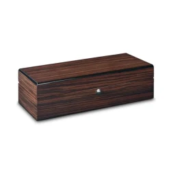 BOITE A MONTRE, Coffret 5 montres placage en bois de macassar poli309376<Beco Online