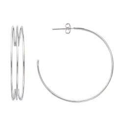 Boucles d'oreilles Créoles argent602538<GO Mademoiselle Hot