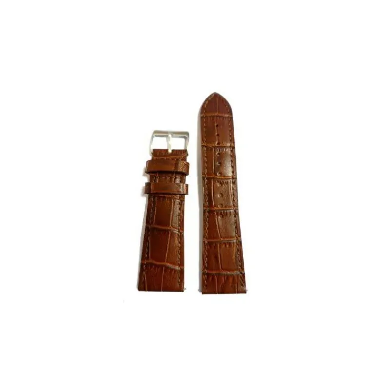 Bracelet cuir 24 mm avec pompe rapide675862<Tekday Online