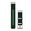 Bracelet de montre MARQ QuickFit 22mm tri-tons en nylon tissé façon Jacquard vert pin avec boucle noire010-13008-00<Garmin Sale