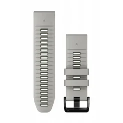 Bracelet de montre QuickFit 26mm Silicone Gris clair / Vert Moss010-13281-08<Garmin Hot