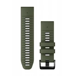 Bracelet de montre QuickFit 26mm Silicone Vert Moss / Graphite010-13281-07<Garmin Outlet