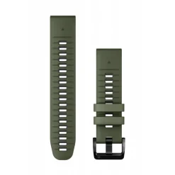 Bracelet de montre QuickFit 22mm Silicone Vert Moss / Graphite010-13280-07<Garmin Fashion