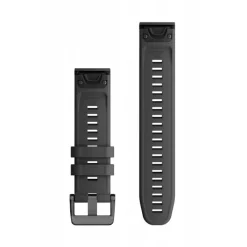 Bracelet de montre QuickFit 22mm Silicone Graphite010-13280-09<Garmin Hot