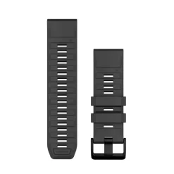 Bracelet Quickfit 26mm silicone graphite010-13393-07<Garmin Sale
