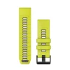 Bracelet Quickfit 26mm silicone jaune / graphite010-13393-08<Garmin Outlet