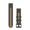 Bracelet Quickfit 22mm silicone graphite / orange010-13392-05<Garmin Fashion
