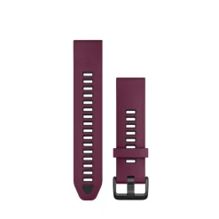 Bracelet Quickfit 20mm silicone merlot / graphite010-13391-04<Garmin Online