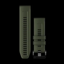 Bracelet Quickfit 26 silicone vert moss Compatible Fenix 6X / 7X010-13117-03<Garmin New