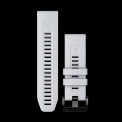 Bracelet Quickfit 26 silicone blanc Compatible Fenix 6X / 7X010-13117-02<Garmin Sale