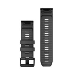 Bracelet Quickfit 26mm silicone graphite010-13393-07<Garmin Sale