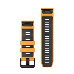 Bracelet Quickfit 26mm silicone orange / graphite010-13393-01<Garmin Discount
