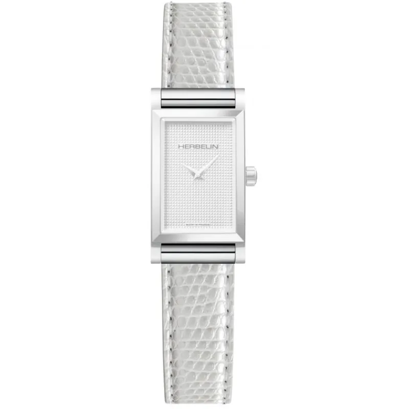 Bracelet Antares interchangeableacier iguana blanc BRAC17048A19<Herbelin Hot