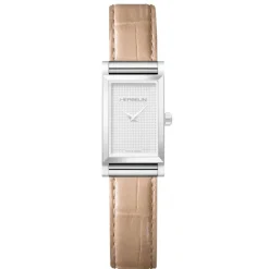 Bracelet Antares interchangeableacier façon croco rose pâle BRAC17048A104<Herbelin Hot