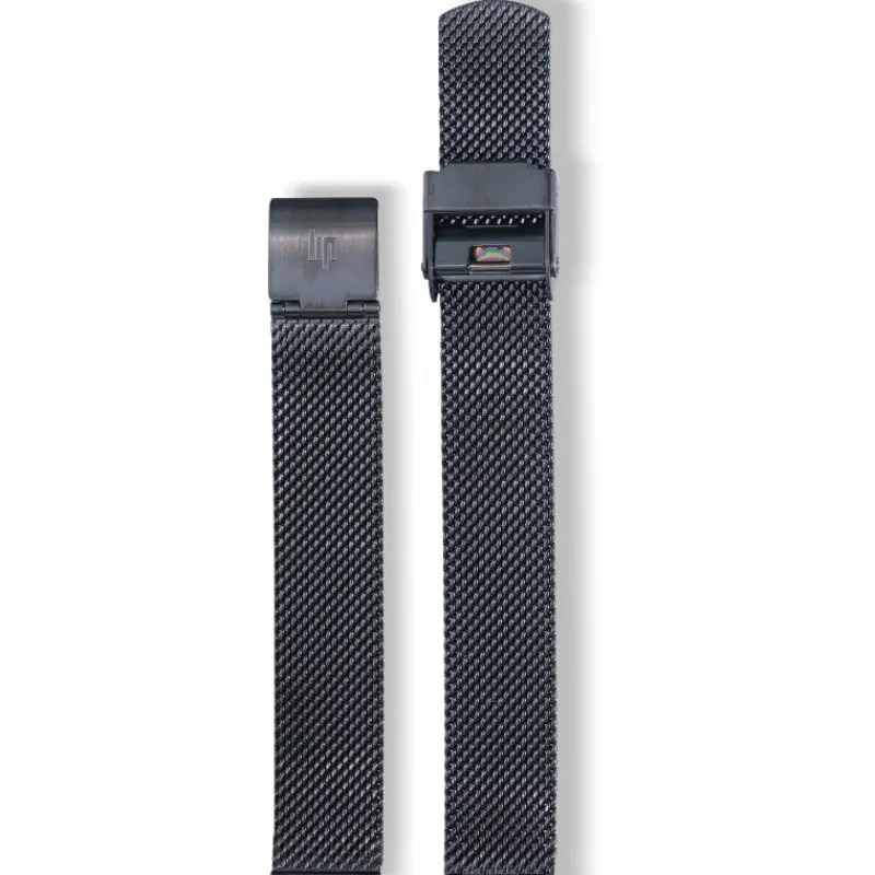 Bracelet interchangeable 14mm acier PVD Noir675433<Lip Sale