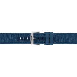 Bracelet tissu bleu pour T-Touch Connect SolarT604047744<Tissot New