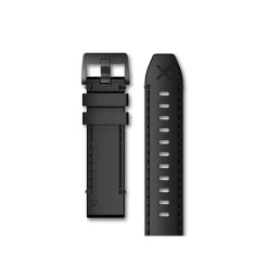 Bracelets de montre QuickFit 22mm Cuir noir010-12740-01<Garmin Fashion