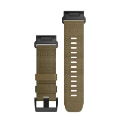 Bracelets de montre QuickFit 26mm Nylon tactical brun coyotte010-13010-11<Garmin Sale
