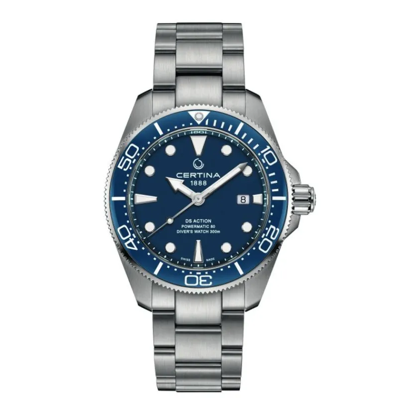 DS Action Diver 43mm Powermatic 80C0326071104100<Certina Best