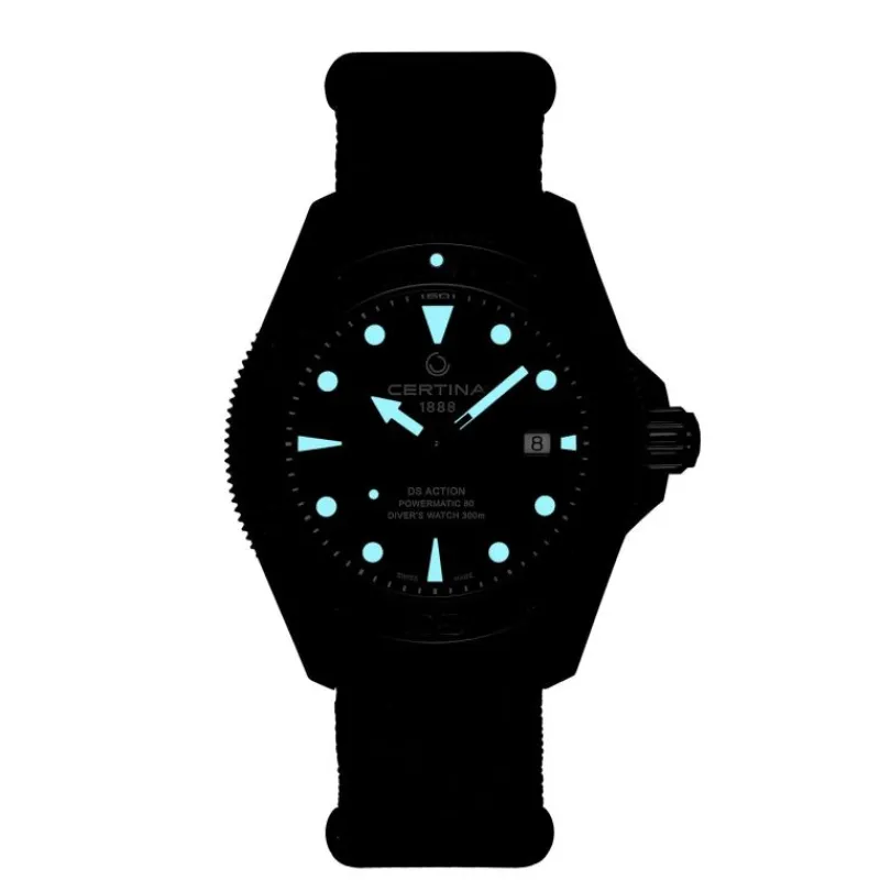 DS Action Diver 43mm Powermatic 80C0326073805100<Certina Online