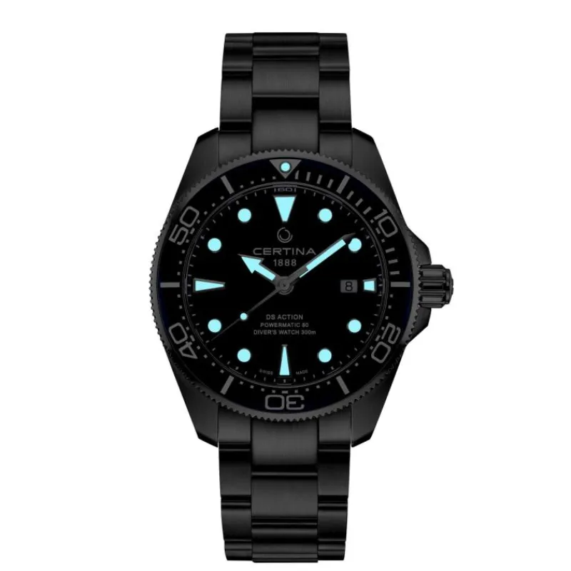DS Action Diver 43mm Powermatic 80C0326071104100<Certina Best