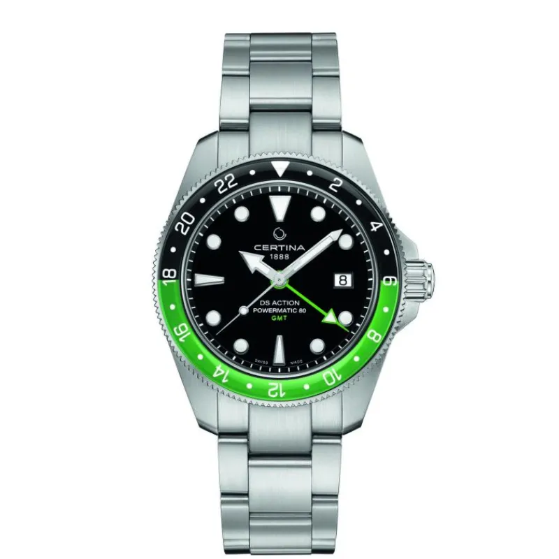 DS Action GMT Powermatic 80C0329291105100<Certina Best