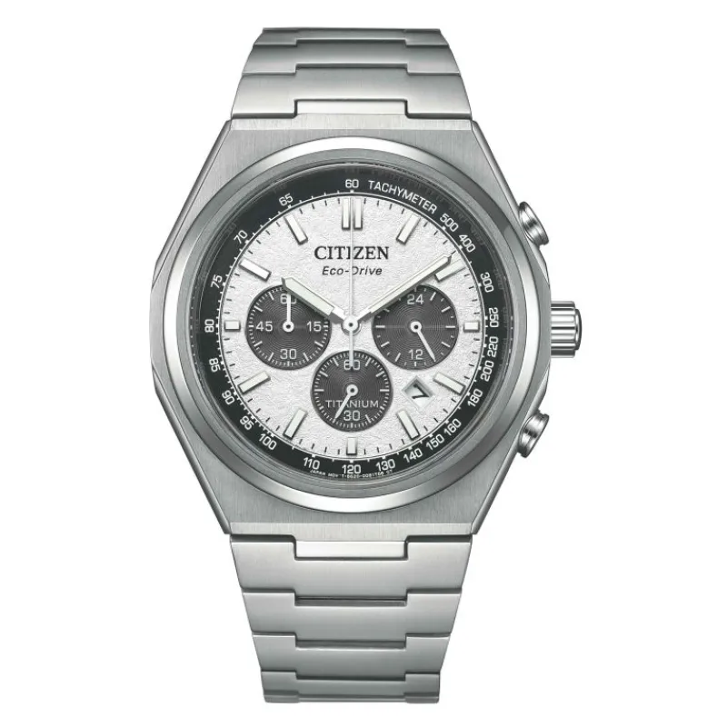Super Titanium Chrono Eco-DriveCA4610-85A<Citizen Fashion