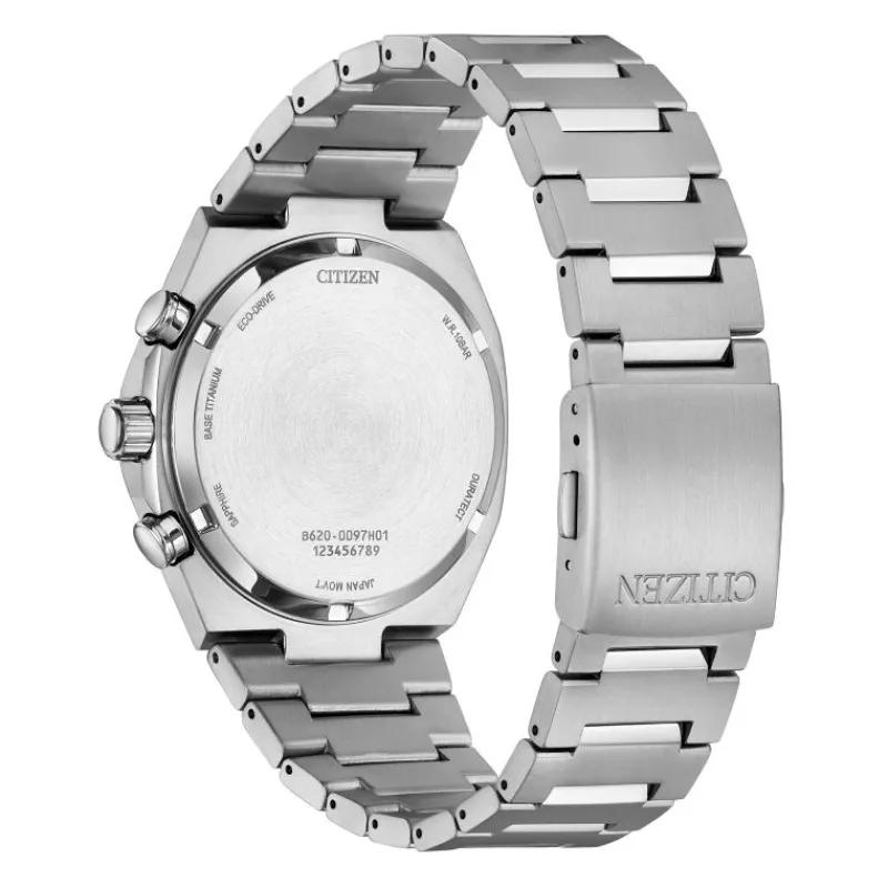 Super Titanium Chrono Eco-DriveCA4610-85A<Citizen Fashion