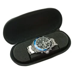 Etui de montre, coque dure, revêtement textile324197<Beco New