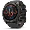 Fenix 8 Amoled 51mm Verre Sapphire lunette Carbon Gray DLC bracelet noir/gris galet010-02905-21<Garmin Online