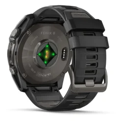 Fenix 8 Amoled 51mm Verre Sapphire lunette Carbon Gray DLC bracelet noir/gris galet010-02905-21<Garmin Online