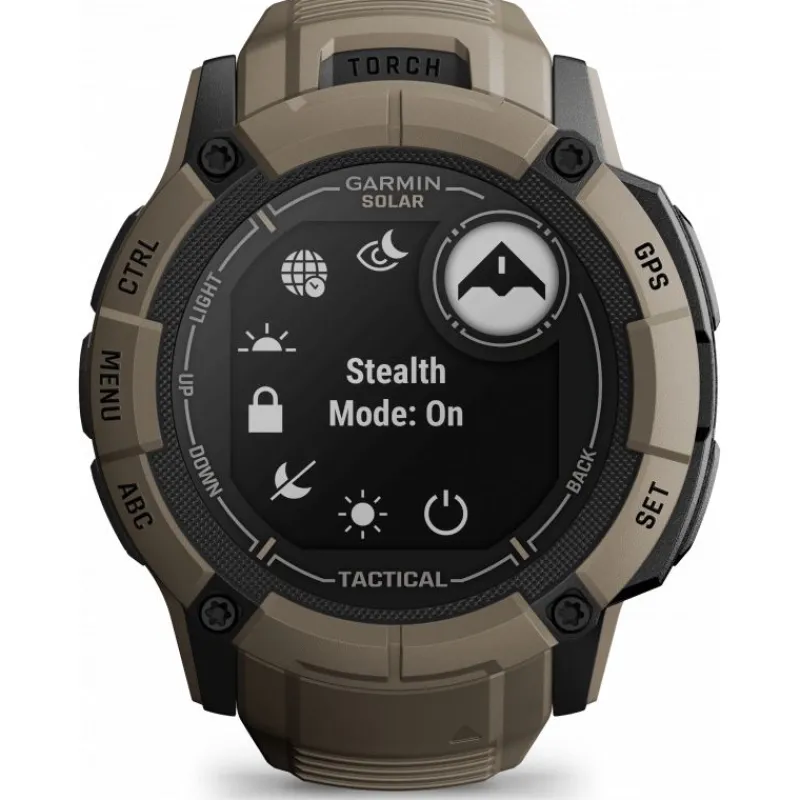 Instinct 2X Solar Tactical Edition Beige Coyotte010-02805-02<Garmin Best
