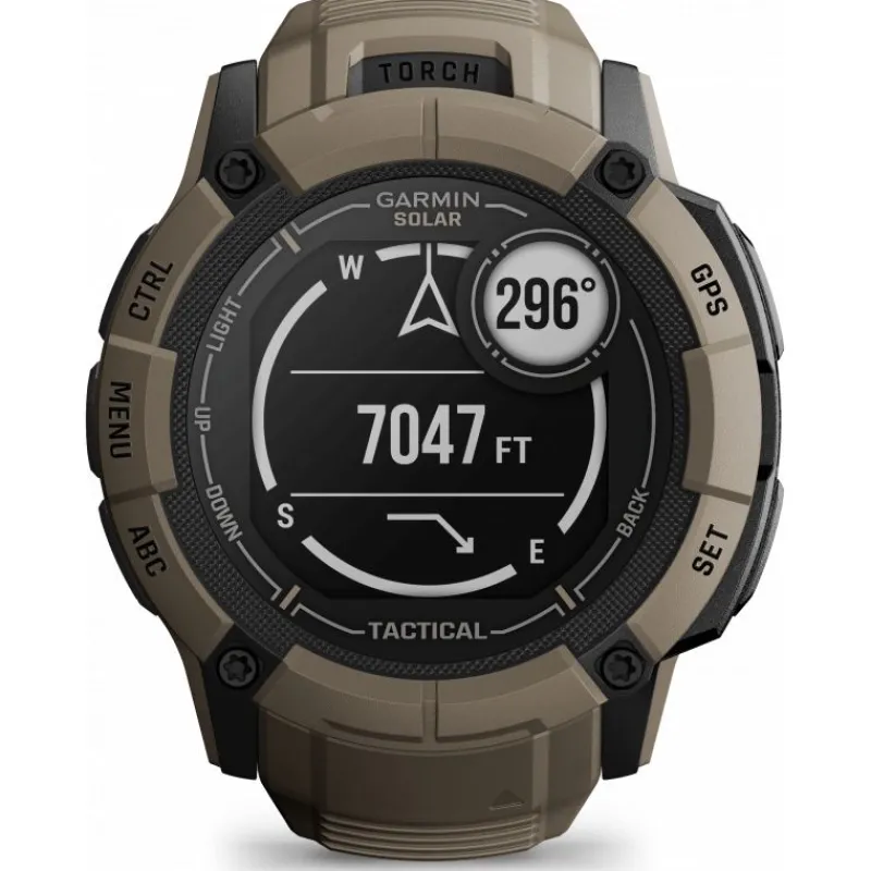 Instinct 2X Solar Tactical Edition Beige Coyotte010-02805-02<Garmin Best