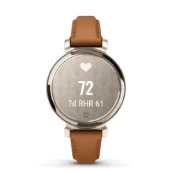 Lily 2 Classic Cream Gold bracelet cuir camel010-02839-02<Garmin Online