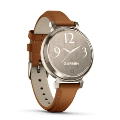 Lily 2 Classic Cream Gold bracelet cuir camel010-02839-02<Garmin Online