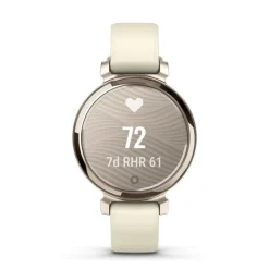Lily 2 Cream Gold bracelet silicone blanc coco010-02839-00<Garmin Online