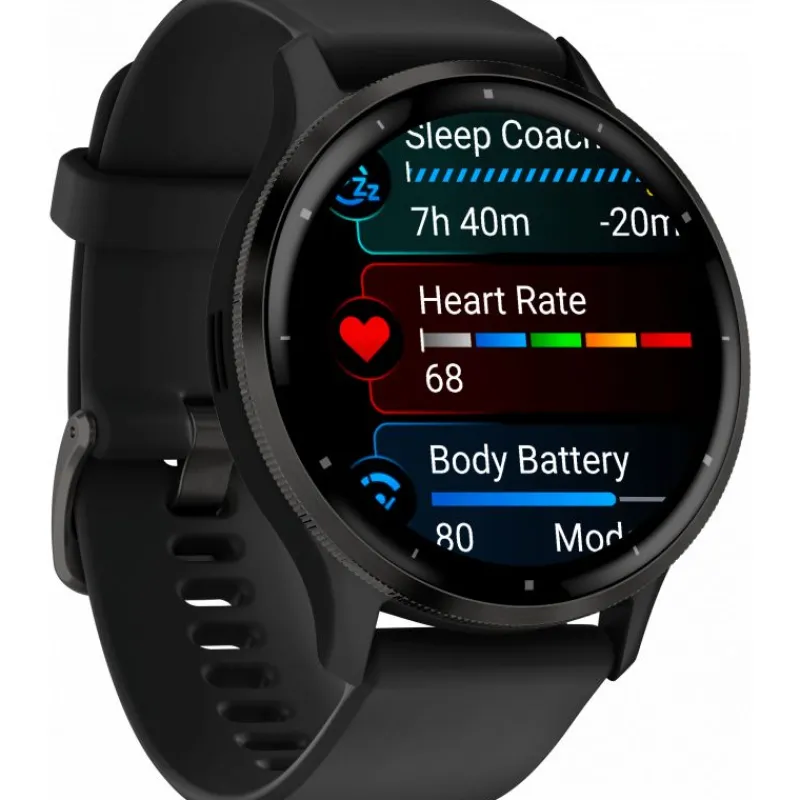 Venu 3 Gray avec bracelet noir010-02784-01<Garmin Best