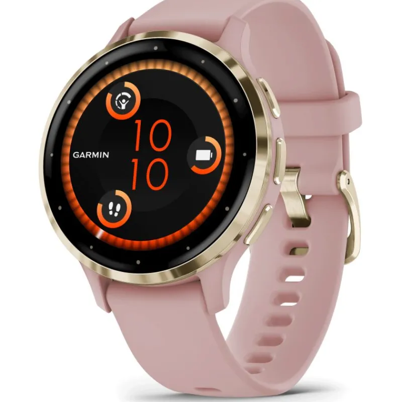 Venu 3S Soft Gold avec bracelet rose010-02785-03<Garmin Fashion
