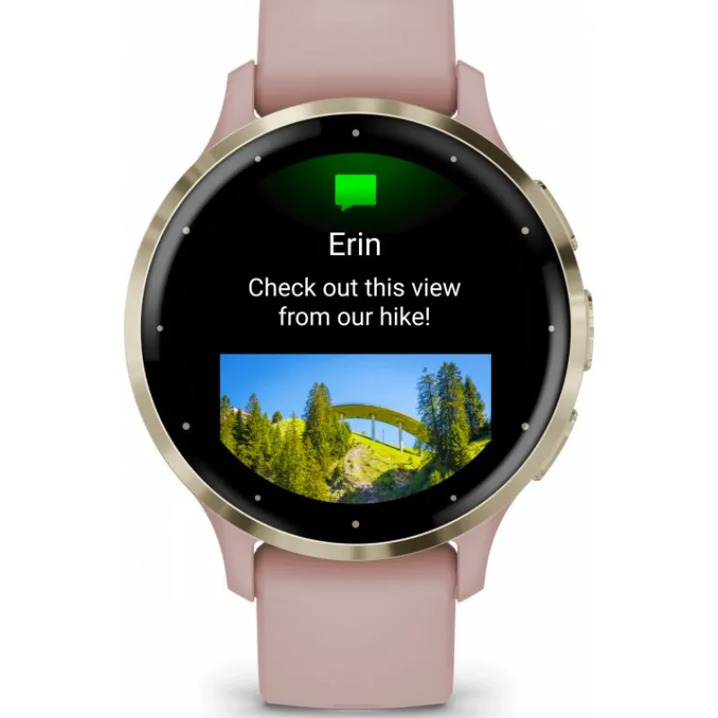 Venu 3S Soft Gold avec bracelet rose010-02785-03<Garmin Fashion