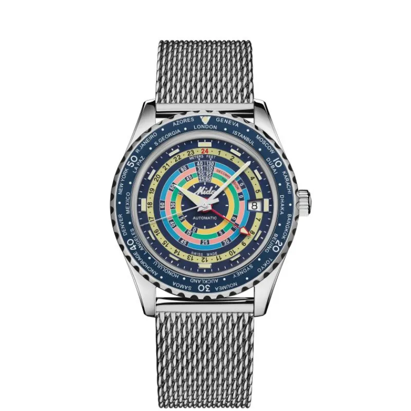 Ocean Star Decompression Worldtimer édition spécialeM0268291704100<Mido Hot