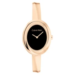 Montre Sculptural Twisted Bezel pour Femme25100057<Calvin Klein Fashion