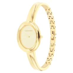 Montre Sculptural Twisted Bezel pour Femme25100056<Calvin Klein Outlet