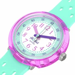 Montre enfant FCNP003 - FIZZ IN MINT<Flik Flak Hot