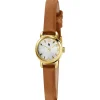 Montre Femme Henriette doré cuir camel671196<Lip New