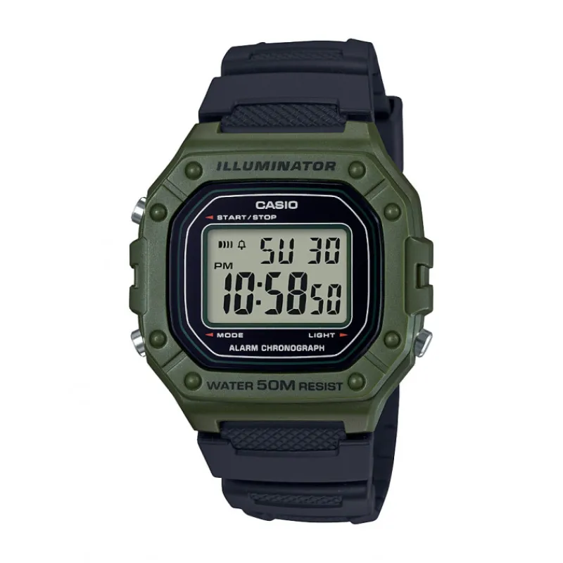 Montre Homme étanche 50mW-218H-3AVEF<Casio Clearance