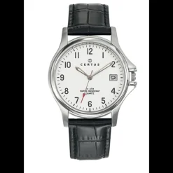 Montre Homme cuir noir610397<Certus Sale