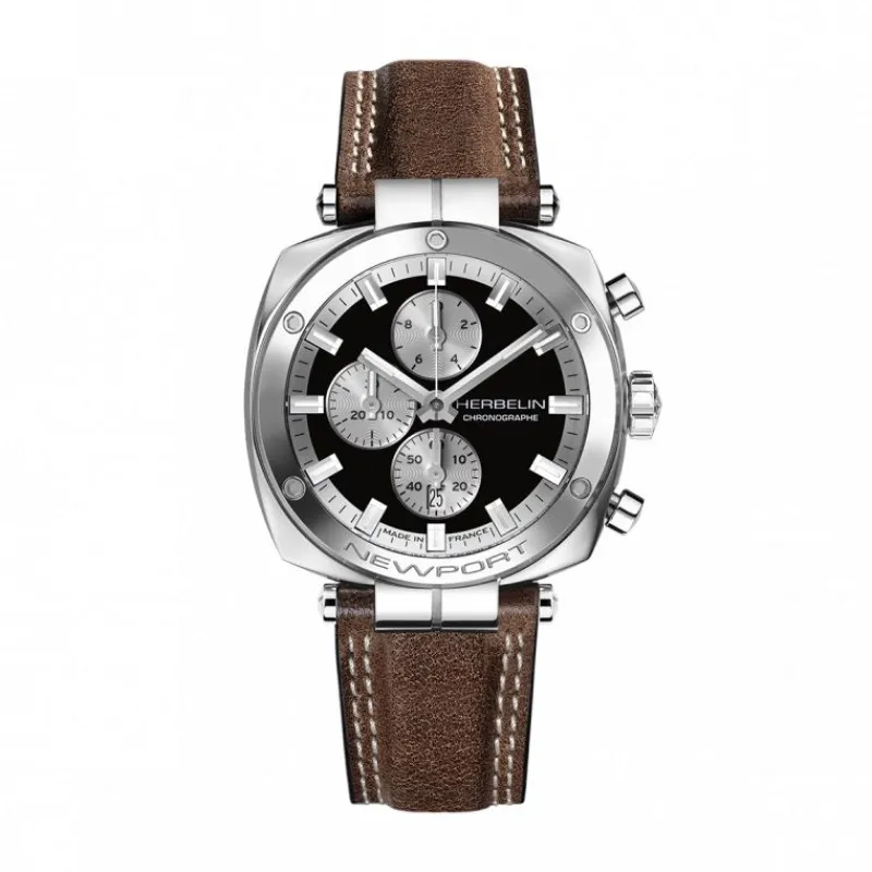 Montre Homme Newport Heritage35664AP24BR<Herbelin New