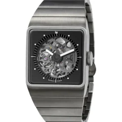 Montre Big TV automatique titane squelette pour Homme671656<Lip Fashion