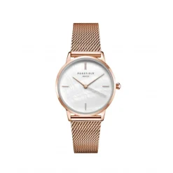 Montre Pearl Edit Maille Or RoseRMRMR-R09<Rosefield Hot